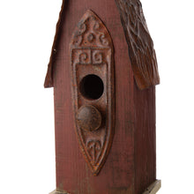 Load image into Gallery viewer, 13.23'' Height Wooden Patriotic Distressed Garden Bird House