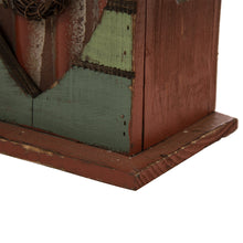 Load image into Gallery viewer, 8.66 Inch Height Distressed Heart Wooden Garden Birdhouse