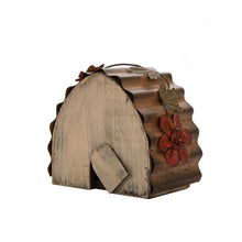 Load image into Gallery viewer, 7.09"L Distressed Wooden Flower Garden Birdhouse