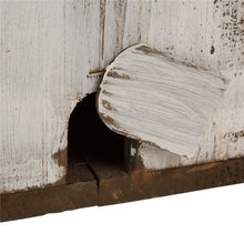 Load image into Gallery viewer, 23.62"H Extra-Large Rustic Tall Church Hand Painted Wood White Birdhouse