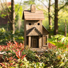 Load image into Gallery viewer, 24.02"H Extra-Large Rustic Wood Natural Birdhouse