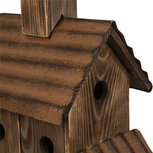 Load image into Gallery viewer, 24.02"H Extra-Large Rustic Wood Natural Birdhouse