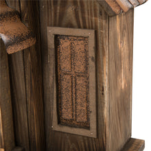 Load image into Gallery viewer, 24.02"H Extra-Large Rustic Wood Natural Birdhouse
