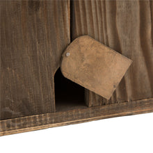 Load image into Gallery viewer, 24.02"H Extra-Large Rustic Wood Natural Birdhouse