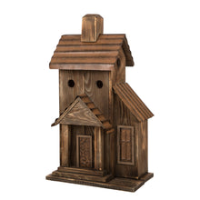 Load image into Gallery viewer, 24.02"H Extra-Large Rustic Wood Natural Birdhouse