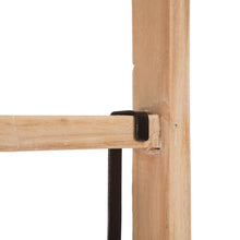 Load image into Gallery viewer, 42"H Enameled Metal/Wood 3-Tier Leaning Ladder Plant Stand