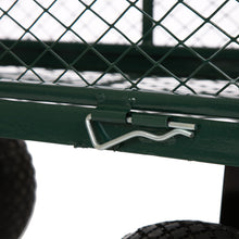Load image into Gallery viewer, Heavy Duty Green Steel Utility Garden Cart, 550 lbs Weight Capacity