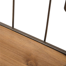 Load image into Gallery viewer, Farmhouse Ructic Metal Wooden Wall Storage Basket Shelves, Set of 2