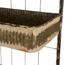 Load image into Gallery viewer, 68"H Rustic Metal Shelf or Planter Rack with 3 Sturdy Tiers