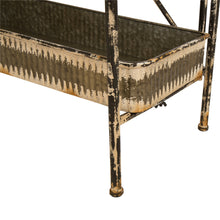 Load image into Gallery viewer, 68"H Rustic Metal Shelf or Planter Rack with 3 Sturdy Tiers