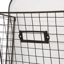 Load image into Gallery viewer, Farmhouse Metal Enamel Three-tier Wall Pocket