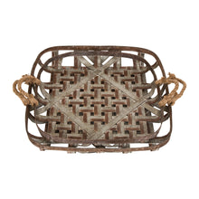 Load image into Gallery viewer, Farmhouse Oversized Galvanized Metal Wall Basket Set of 2