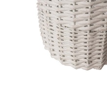 Load image into Gallery viewer, Set of 3pcs Natural/White Round Willow Baskets