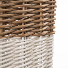 Load image into Gallery viewer, Set of 3pcs Natural/White Square Willow Baskets