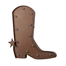 Load image into Gallery viewer, Vintage Rustic Farmhouse Marquee LED Cowboy Boot Sign