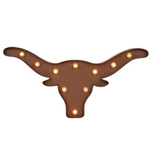 Load image into Gallery viewer, Vintage Rustic Farmhouse LED Marquee Ox Head Sign