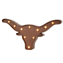 Load image into Gallery viewer, Vintage Rustic Farmhouse LED Marquee Ox Head Sign