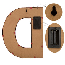 Load image into Gallery viewer, Vintage Marquee LED Lighted Letter D Sign Battery Operated Red
