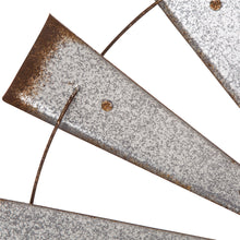 Load image into Gallery viewer, 32"L Metal Semi-Circle Windmill Wall Decor