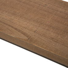 Load image into Gallery viewer, 15.75"L Farmhouse Rustic Metal/Wooden Wall Shelves, Set of 2