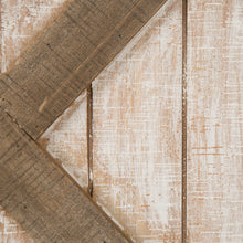 Load image into Gallery viewer, 35.25"H Farmhouse Wooden Barn Door Wall Decor, Set of 2
