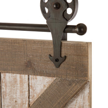 Load image into Gallery viewer, 35.25"H Farmhouse Wooden Barn Door Wall Decor
