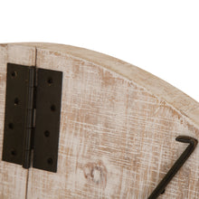 Load image into Gallery viewer, 28"D Rustic Wooden Wall Clock Farmhouse Style Home Decor