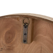 Load image into Gallery viewer, 28"D Rustic Wooden Wall Clock Farmhouse Style Home Decor