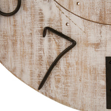 Load image into Gallery viewer, 28"D Rustic Wooden Wall Clock Farmhouse Style Home Decor