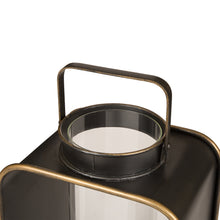 Load image into Gallery viewer, Contemporary Industrial Style Metal Hanging Decorative Candle Holder Lantern 19.29"H