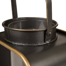 Load image into Gallery viewer, Contemporary Industrial Style Metal Hanging Decorative Candle Holder Lantern 19.29"H