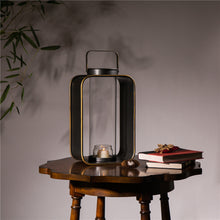 Load image into Gallery viewer, Contemporary Industrial Style Metal Hanging Decorative Candle Holder Lantern 19.29"H