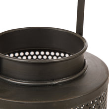 Load image into Gallery viewer, Decorative Candle Lantern Industrial Metal Hanging Lantern 21" H