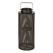 Load image into Gallery viewer, Decorative Candle Lantern Industrial Metal Hanging Lantern 21" H