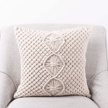 Load image into Gallery viewer, 18"L*18"W Diamond Handmade Cotton Rope Pillow Cover