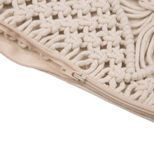 Load image into Gallery viewer, 18"L*18"W Diamond Handmade Cotton Rope Pillow Cover