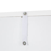 Load image into Gallery viewer, 65.50"H Wooden Floor Storage Cabinet with 3-Shelf and 1 Shutter Door, White