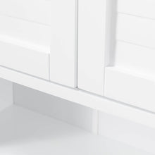 Load image into Gallery viewer, 68.25"H Wooden Free Standing Storage Cabinet Spacesaver, White