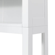 Load image into Gallery viewer, 68.25"H Wooden Free Standing Storage Cabinet Spacesaver, White