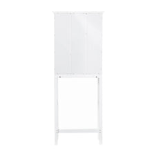 Load image into Gallery viewer, 68.25"H Wooden Free Standing Storage Cabinet Spacesaver, White