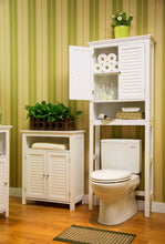 Load image into Gallery viewer, 68.25"H Wooden Free Standing Storage Cabinet Spacesaver, White