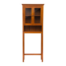 Load image into Gallery viewer, 68.25"H Wooden Bathroom Free Standing Storage Cabinet Spacesaver