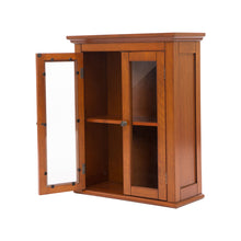 Load image into Gallery viewer, Wooden Bathroom Wall Mounted Storage Cabinet with Double Doors