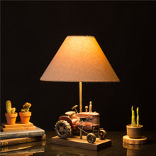 Load image into Gallery viewer, Farmhouse Truck 18.9''H Polyresin Farmhouse Truck Table Lamp with Shade