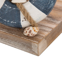 Load image into Gallery viewer, 19.29''H Wooden Coastal Table Lamp