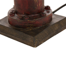 Load image into Gallery viewer, Vintage Style Hydrant Novelty Table Lamp with Burlap Shade