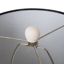 Load image into Gallery viewer, Matte Ceramic Table Lamp w/linen shade