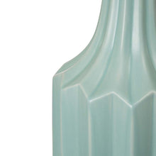Load image into Gallery viewer, 30.75"H Matte Mint Ceramic Table Lamp w/White Shade