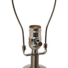 Load image into Gallery viewer, 25.5"H Cream Ceramic Table Lamp w/Burlap Shade