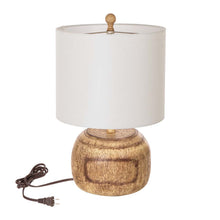 Load image into Gallery viewer, 20"H Polyresin Table Lamp w/White Shade